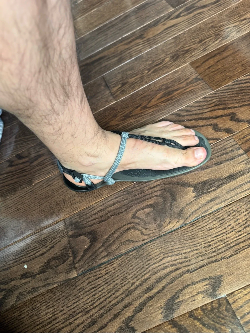 Xero Shoes  Black and Gray Rope-Strap Sandals